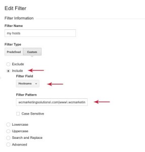 Google Analytics filter step 6 - Wise Choice Marketing Solutions